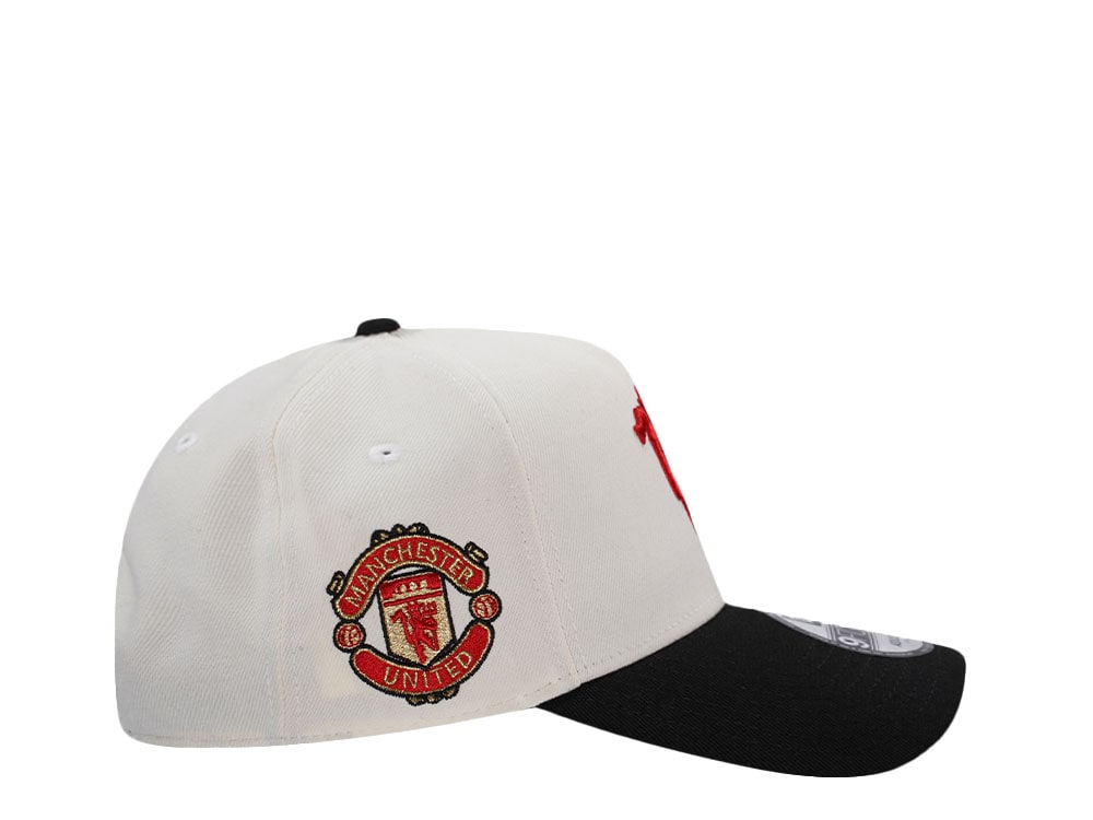 New Era Manchester United Fc Chrome Two Tone Edition 9Forty A Frame Snapback Cap