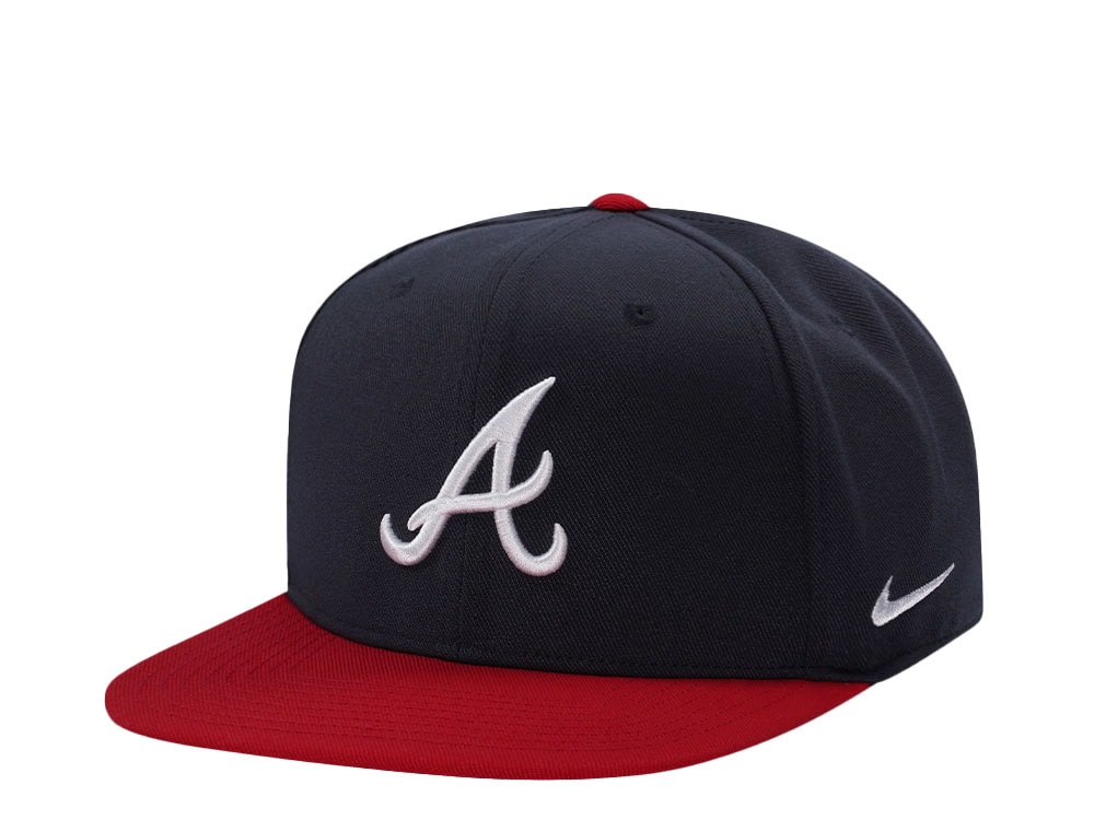 Nike Atlanta Braves Dri-Fit Pro Navy Two Tone Edition Snapback Cap