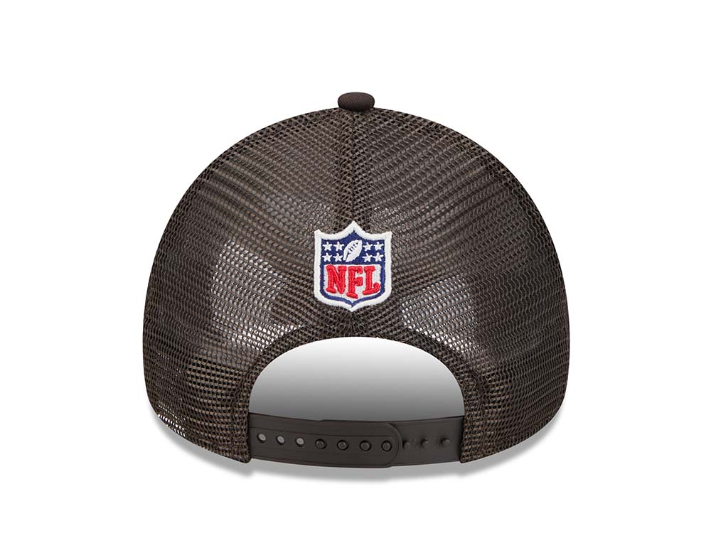 New Era Cleveland Browns Sideline 2024 9Forty A Frame Trucker Snapback Cap