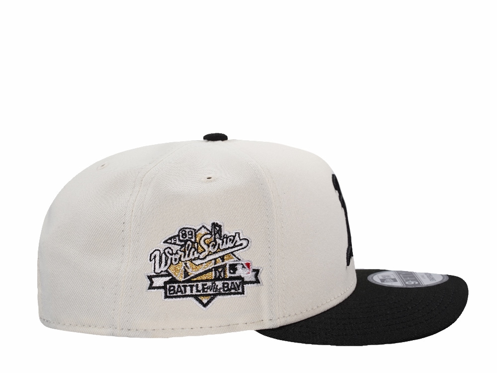 New Era Oakland Athletics World Series 1989 Chrome Two Tone Edition 9Fifty A Frame Snapback Cap