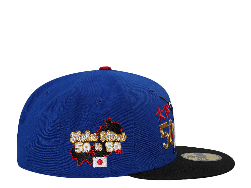 New Era Los Angeles Dodgers Ohtani 50 50 Season Metallic Two Tone Throwback Edition 59Fifty Fitted Cap