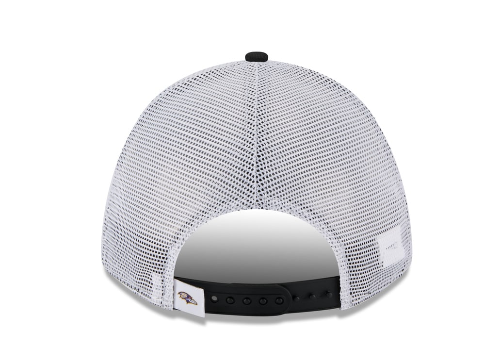 New Era Baltimore Ravens Official Team Color Edition 9Forty M Crown A Frame Trucker Snapback Cap