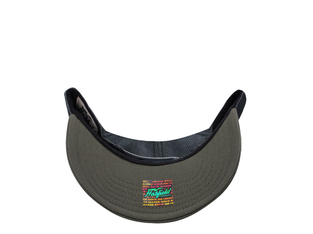 Hatfield Sunset White Dark Green Trucker Snapback Cap