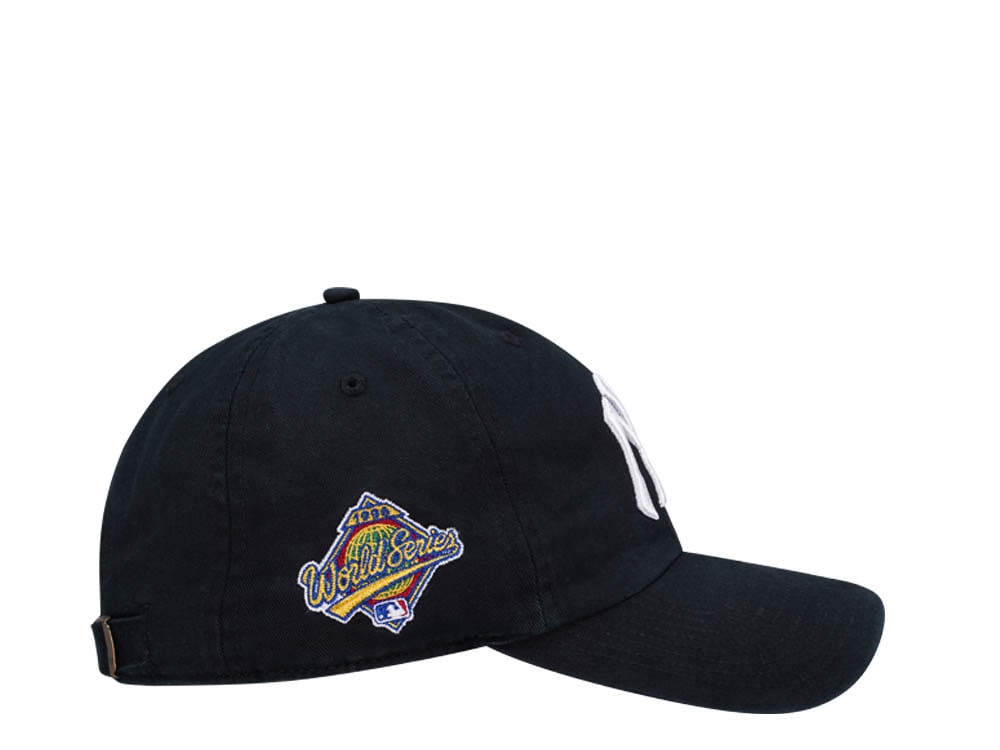 47Brand New York Yankees World Series 1996 Black Clean Up Strapback Cap