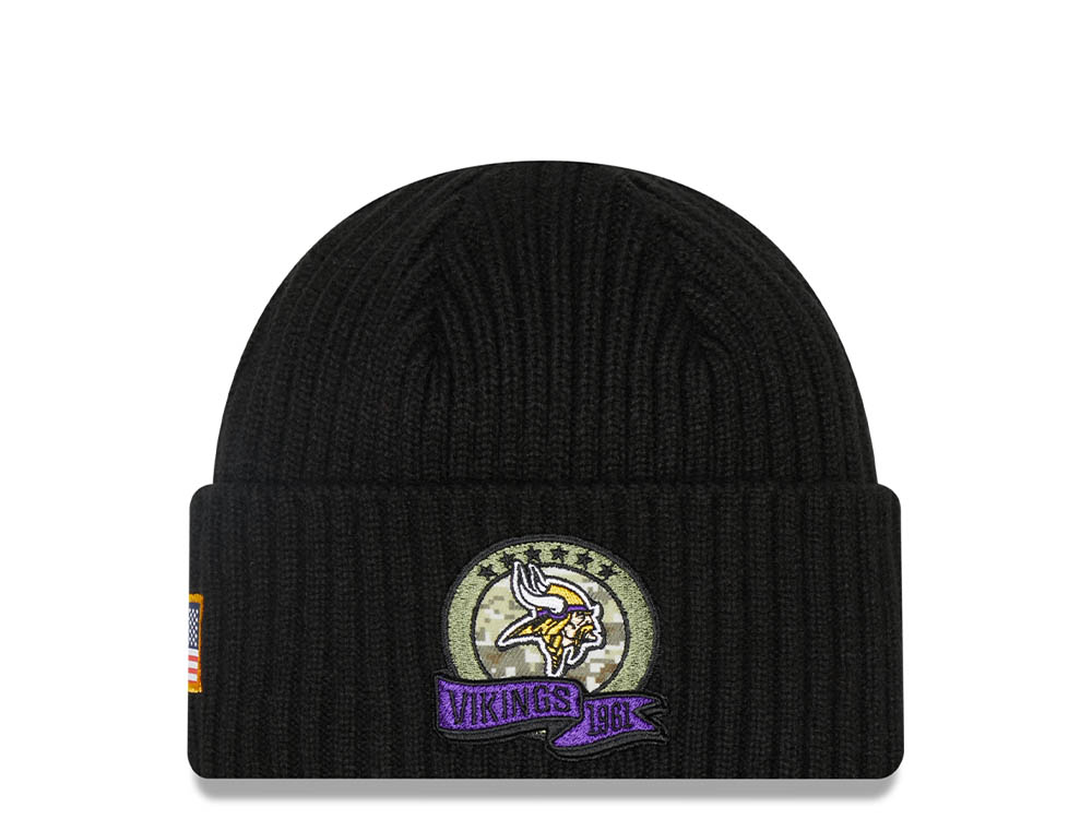 New Era Minnesota Vikings Salute to Service 2022 Knit