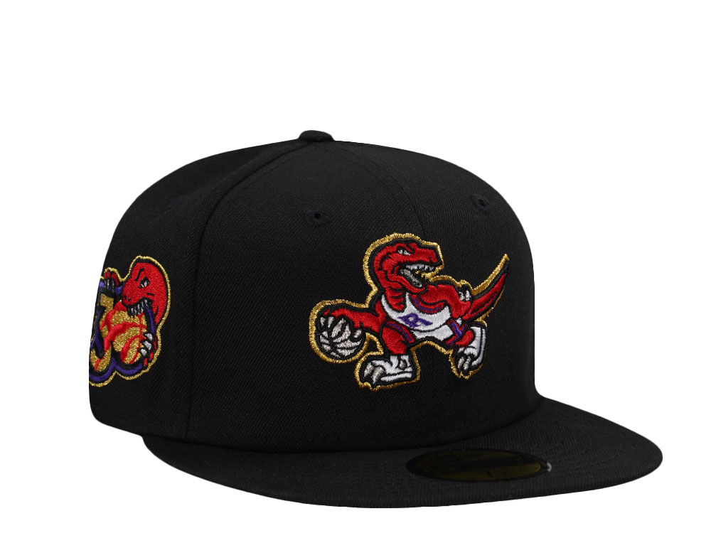 New Era Toronto Raptors 30th Anniversary Black Prime Edition 59Fifty Fitted Cap
