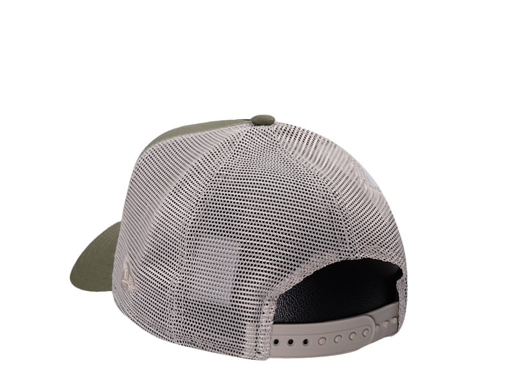 New Era New York Yankees New Olive Prime Edition 9Forty A Frame Trucker Snapback Cap