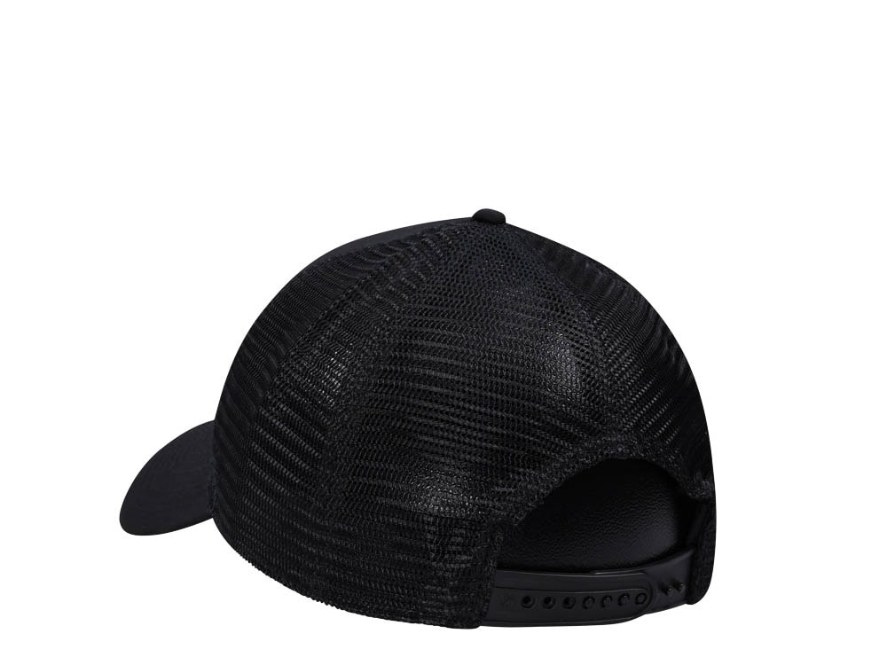 47Brand Chicago Blackhawks Black Branson Mesh All MVP Trucker Snapback Cap