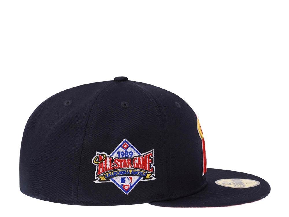 New Era California Angels All Star Game 1989 Red Paisley Edition 59Fifty Fitted Cap