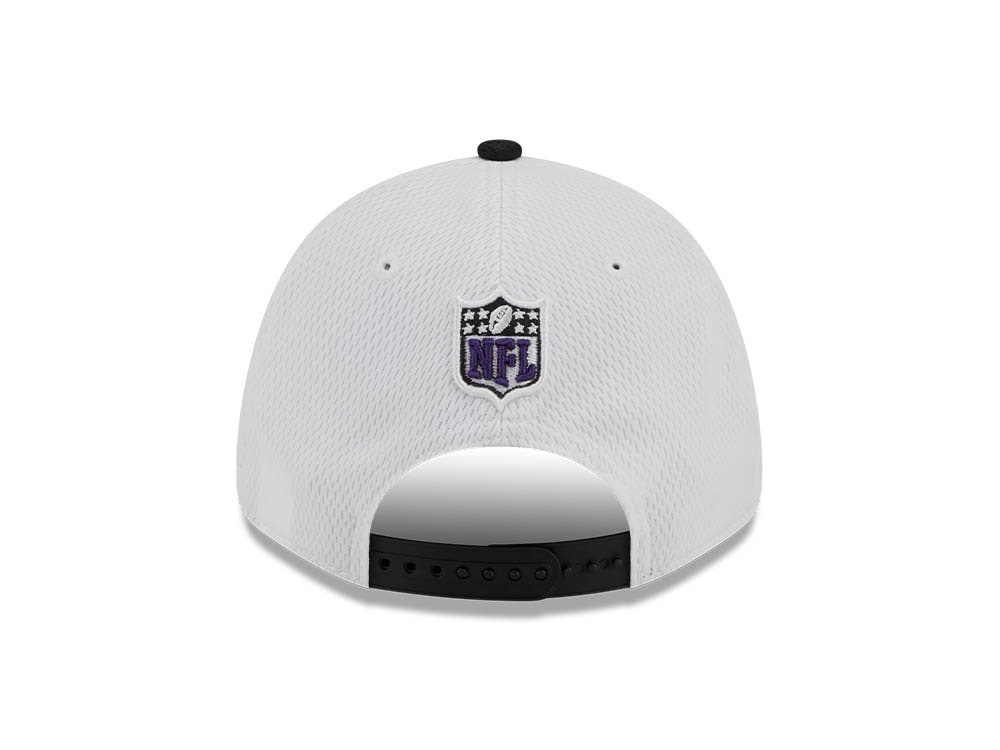 New Era Baltimore Ravens NFL Sideline 2023 Black White  9Forty Snapback Cap