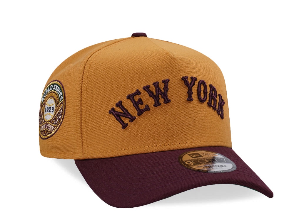 New Era New York Yankees World Series 1923 Panama Two Tone Edition 9Forty A Frame Snapback Cap