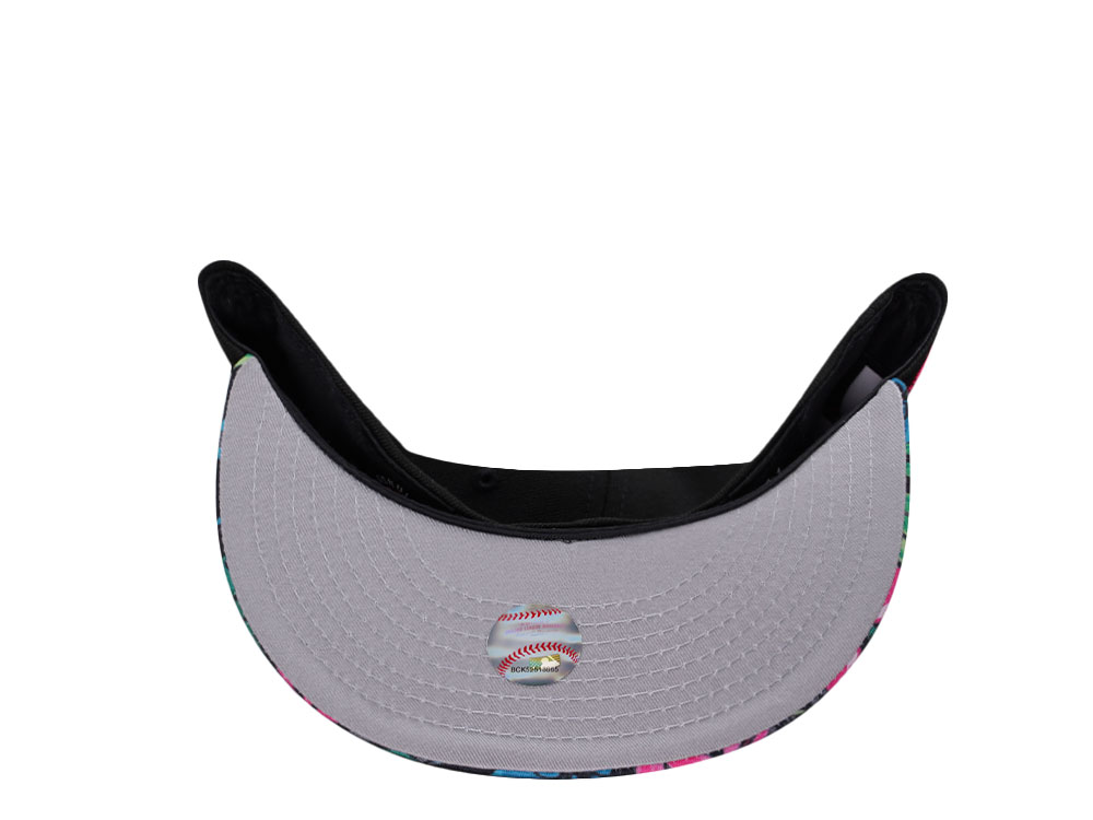 New Era Miami Marlins Floral Summer Two Tone Edition 59Fifty Fitted Cap
