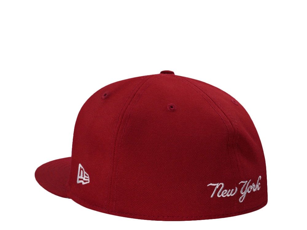 New Era New York Yankees World Series Champions 2000 Red Prime Edition 59Fifty Fitted Cap