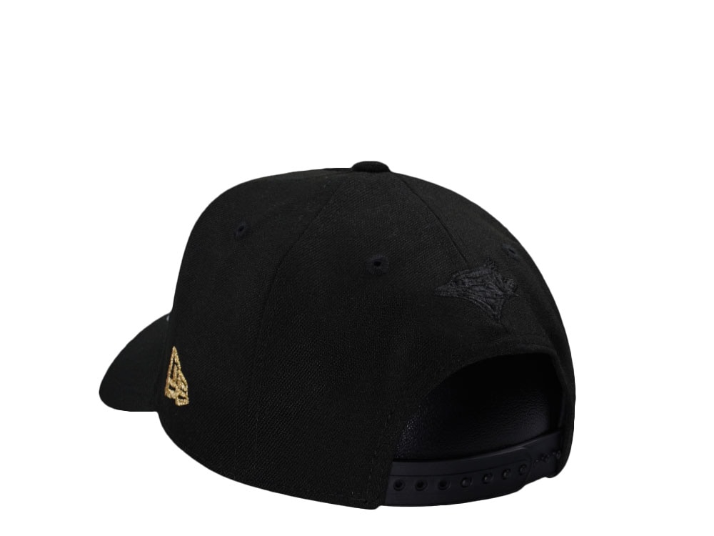New Era Toronto Blue Jays 30th Anniversary Metallic Black Prime Edition 9Forty A Frame Snapback Cap