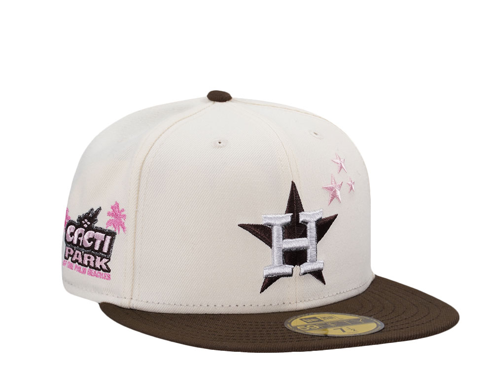 New Era Houston Astros Cacti Park Chrome Two Tone Edition 59Fifty Fitted Cap