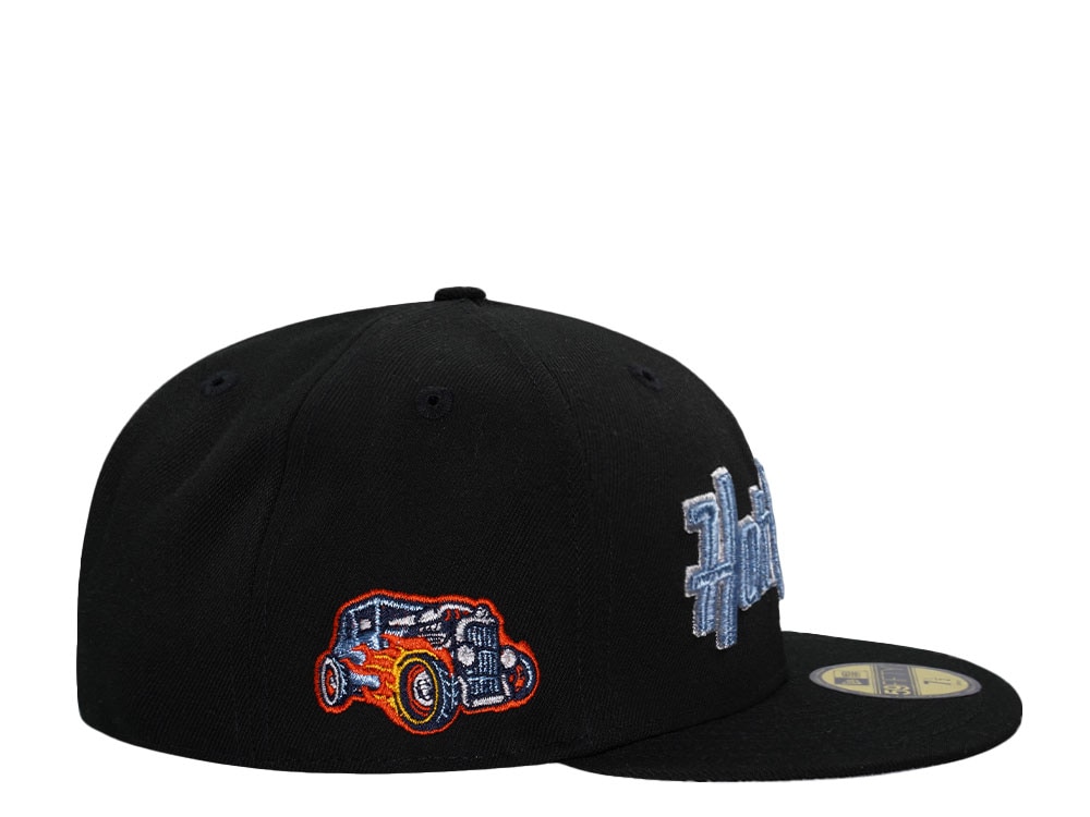 New Era Bowling Green Hot Rods Black Metallic Prime Edition 59Fifty Fitted Cap