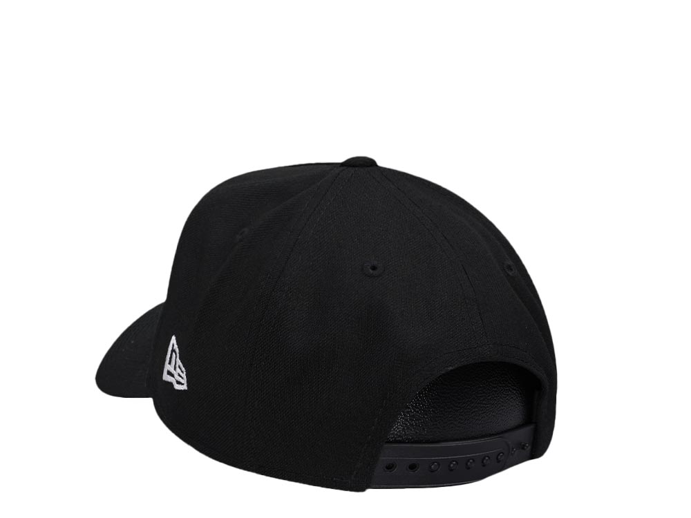 New Era Las Vegas Raiders Black Throwback 9Forty A Frame Snapback Cap