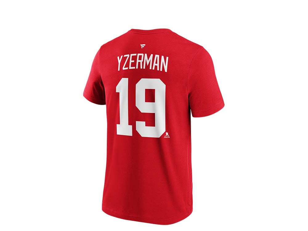 Fanatics Detroit Red Wings Steve Yzerman Name & Number T-Shirt