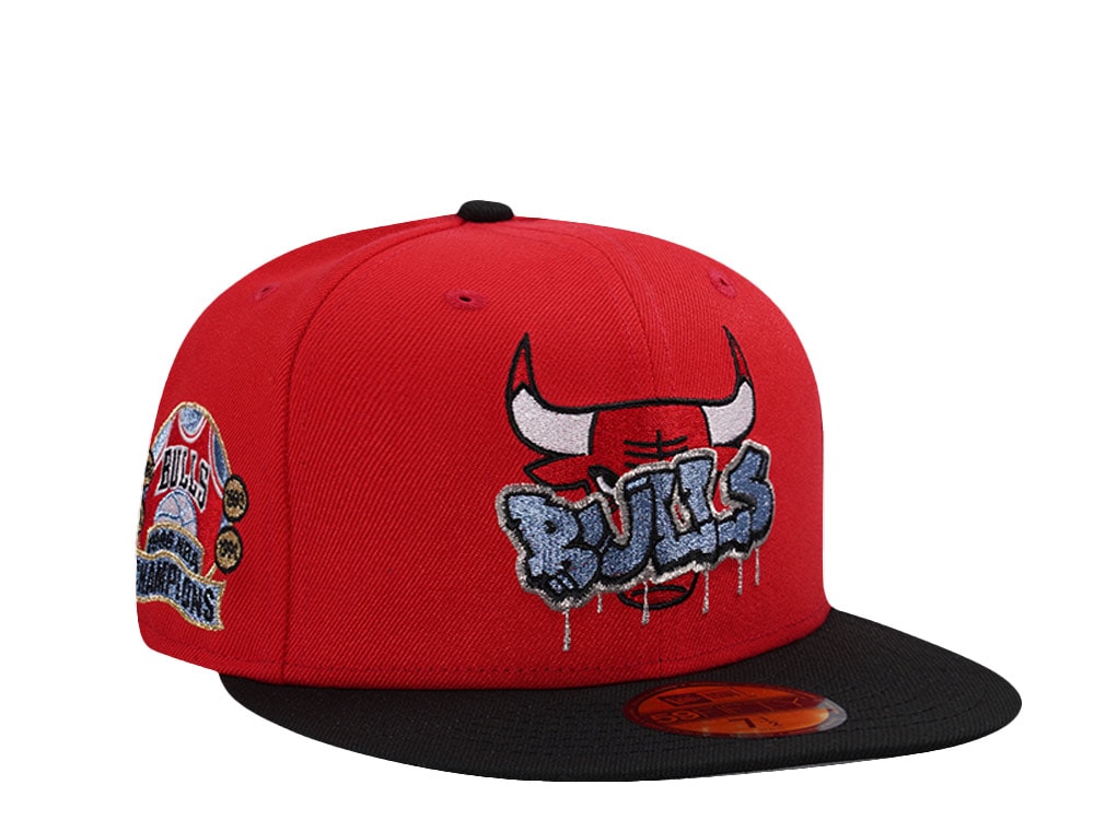 New Era Chicago Bulls Champions 1996 Red Two Tone Edition 59Fifty Fitted Cap