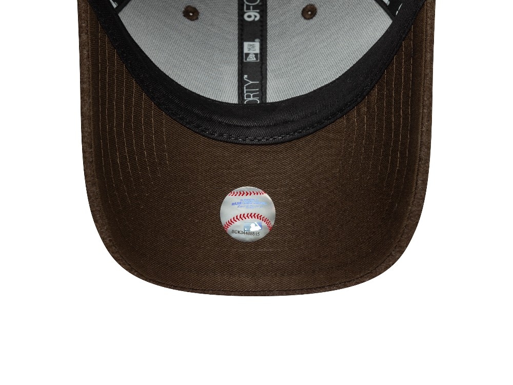 New Era Detroit Tigers Melton Wool Brown 9Forty Snapback Cap