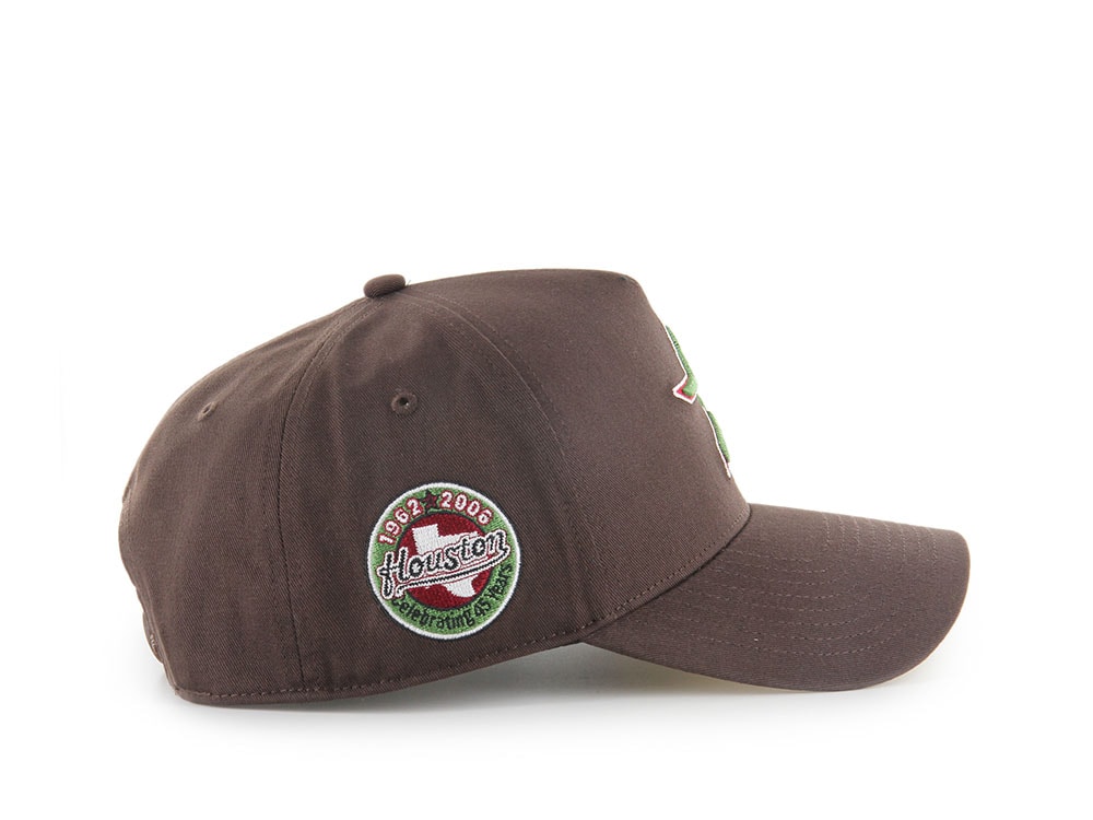 47Brand Houston Astros Cooperstown Brown Edition Hitch Snapback Cap