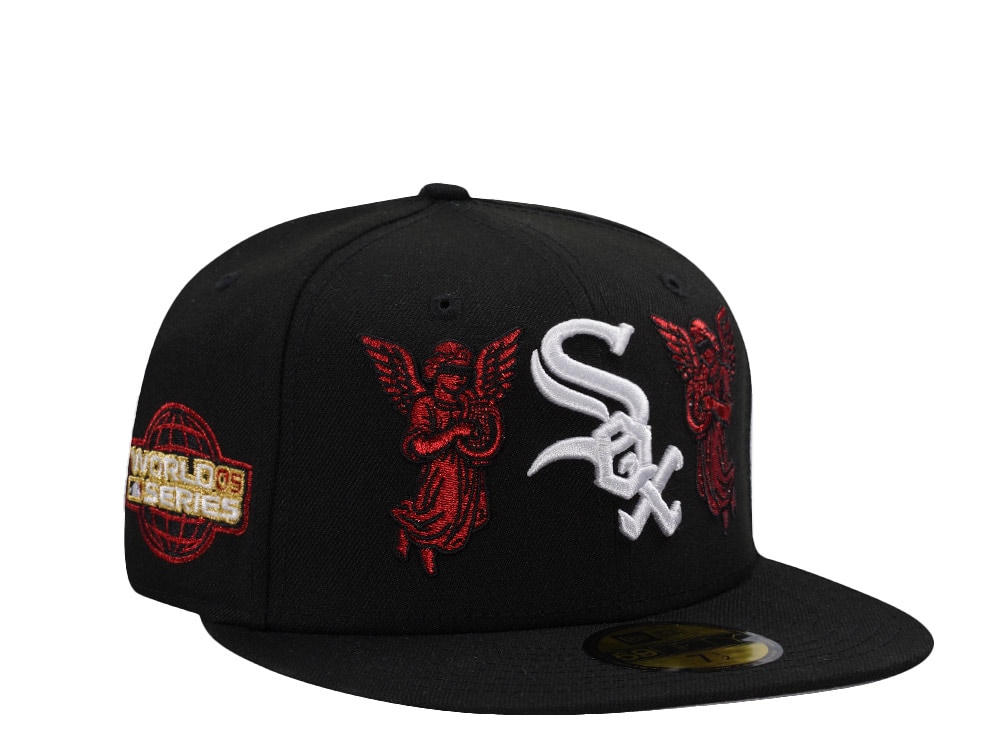 New Era Chicago White Sox World Series 2005 Angel Black Prime Eidtion 59Fifty Fitted Cap