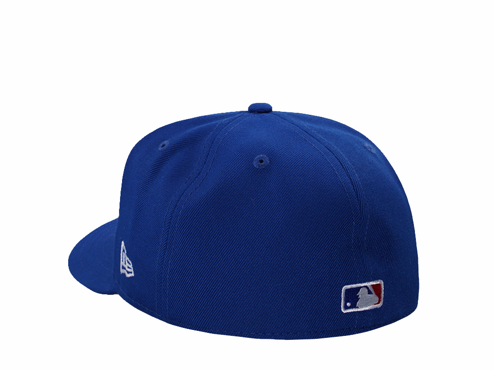 New Era Toronto Blue Jays 50th Anniversary Royal Blue Prime Edition 59Fifty Pre Curved Fitted Cap