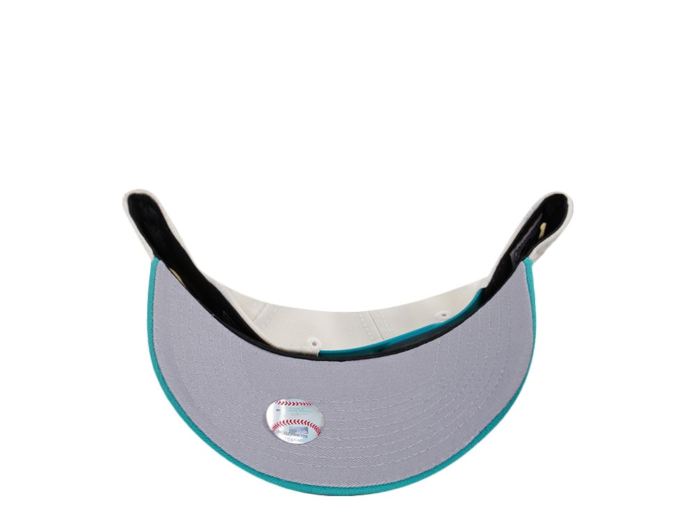 New Era Florida Marlins Inaugural Year 1993 Chrome Two Tone Edition 9Forty A Frame Snapback Cap