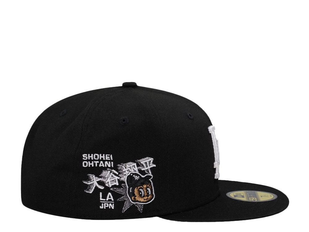 New Era Los Angeles Dodgers Ohtani Black and White Prime Edition 59Fifty Fitted Cap
