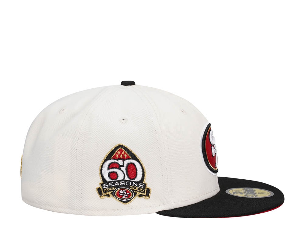 New Era San Francisco 49ers 60 Seasons Chrome Two Tone Edition 59Fifty Fitted Cap