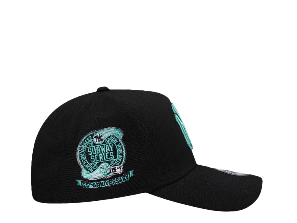 New Era New York Yankees Subway Series 2000 Black Mint Edition 9Forty A Frame Snapback Cap