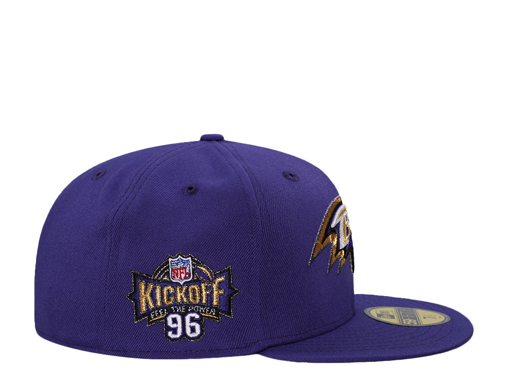 New Era Baltimore Ravens Kickoff 1996 Purple Prime Edition 59Fifty Fitted Cap