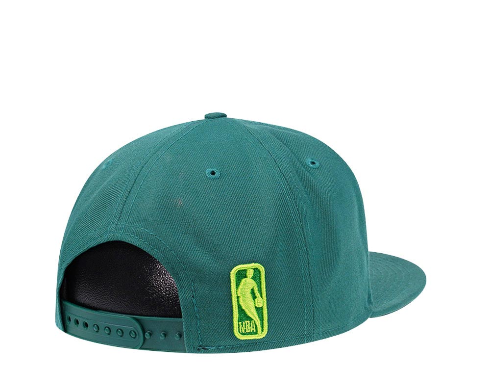 New Era Dallas Mavericks Pine Green Edition 9Fifty Snapback Cap