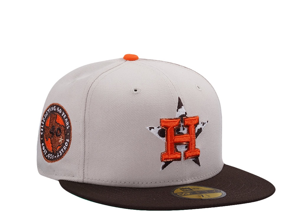 New Era Houston Astros 40th Anniversary Stone Two Tone Edition 59Fifty Fitted Cap