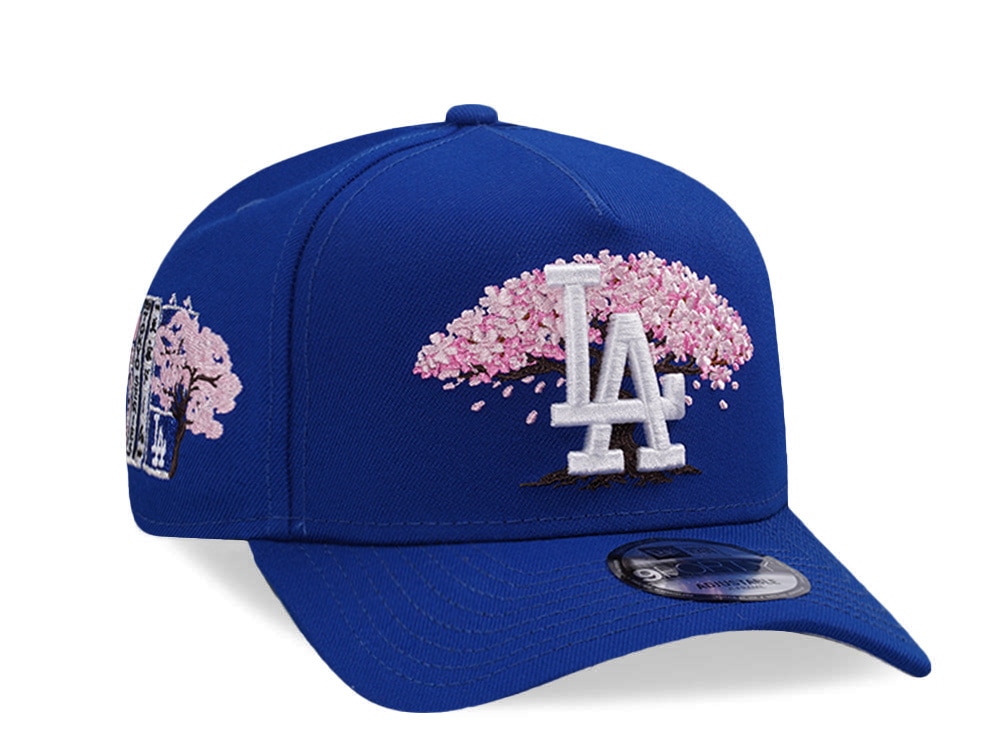 New Era Los Angeles Dodgers Tokyo Series 2025 Sakura Blue Prime Edition 9Forty A Frame Snapback Cap