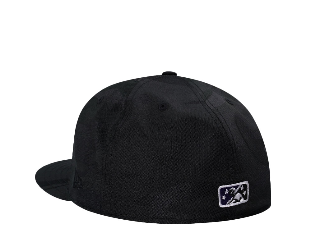 New Era Louisville Bats Horror Pack Midnight Camo Edition 59Fifty Fitted Cap