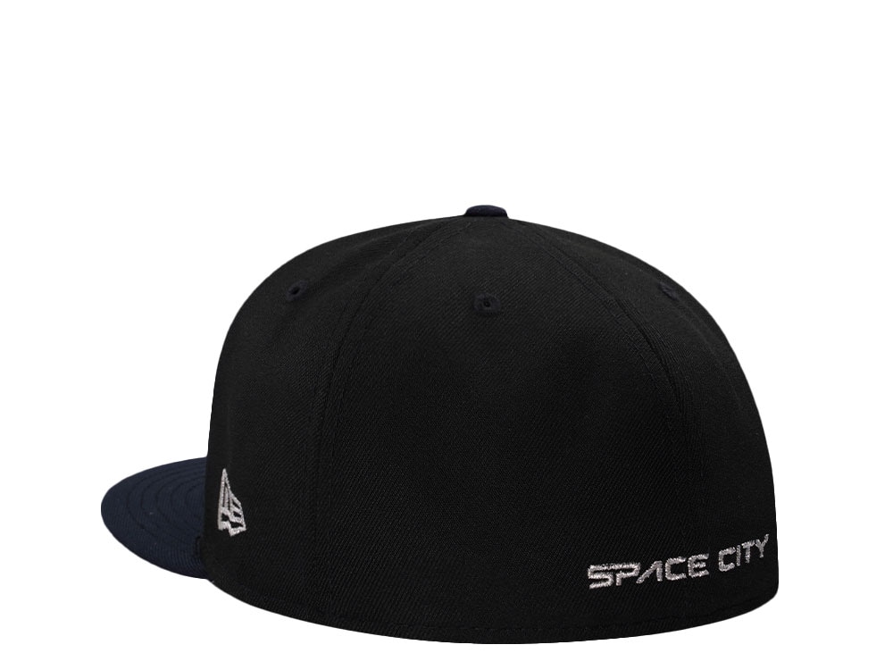 New Era Houston Astros Apollo 11 Metallic Black Prime Edition 59Fifty Fitted Cap