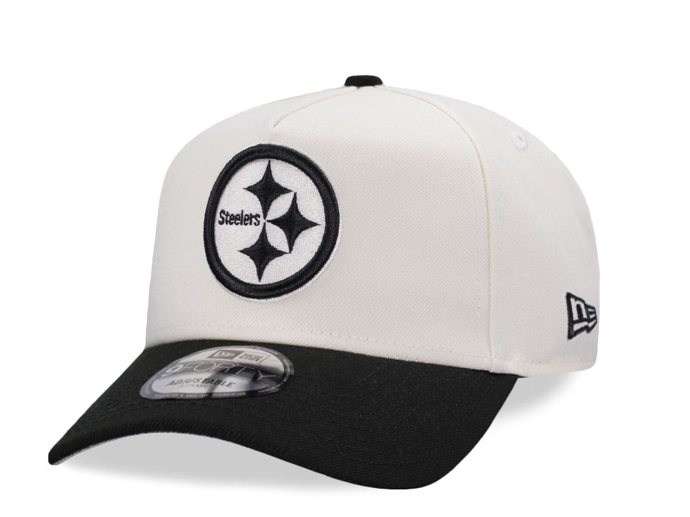 New Era Pittsburgh Steelers Chrome Edition 9Forty A Frame Snapback Cap
