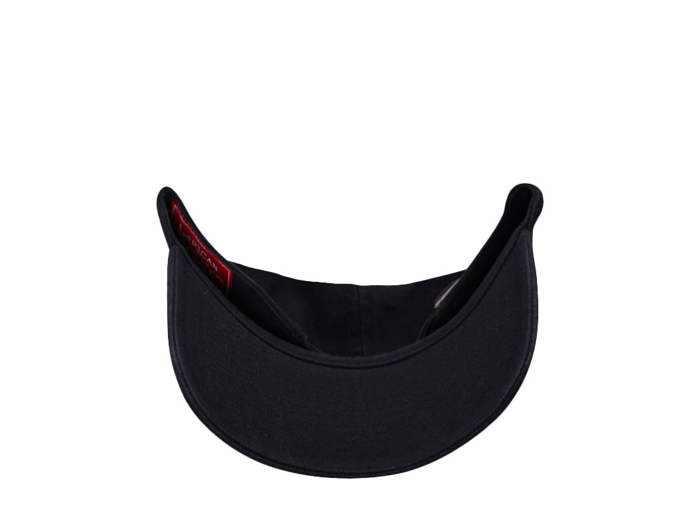 American Needle Hankyu Braves Black Ballpark Strapback Cap