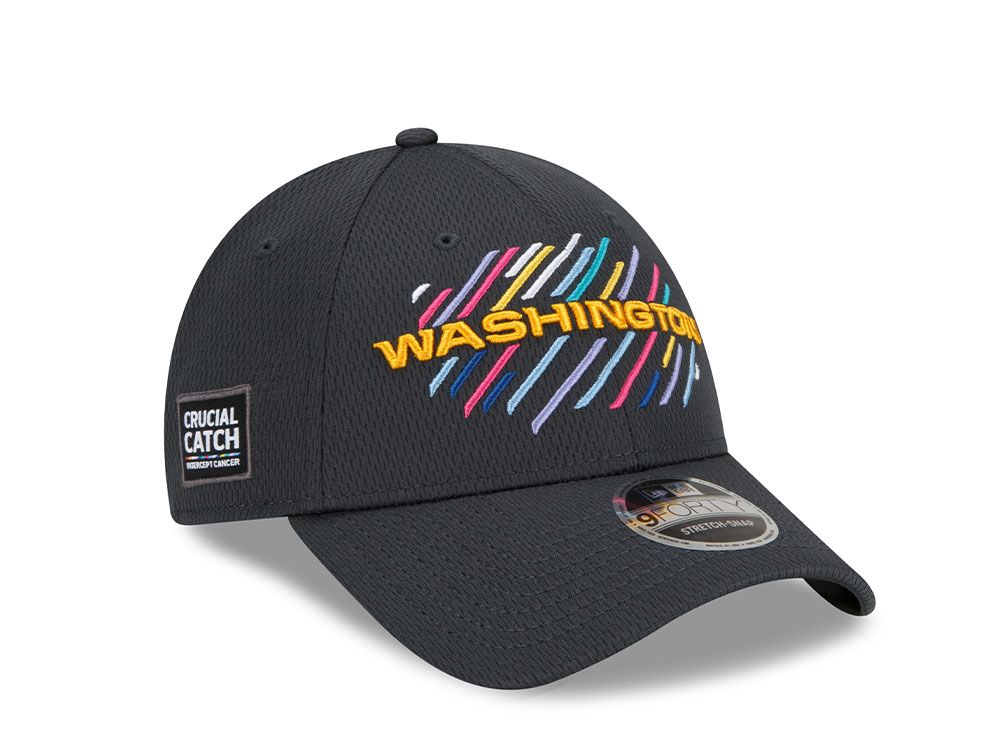 New Era Washington Football Team Crucial Catch 2021 9Forty Stretch Snapback Cap