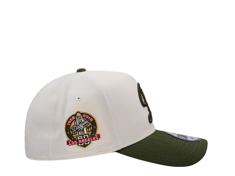 New Era Los Angeles Dodgers  60th Anniversary Chrome Two Tone Edition 9Forty A Frame Snapback Cap