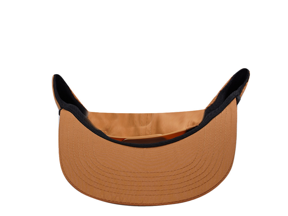 John Deere Vintage Raised Brown Snapback Cap