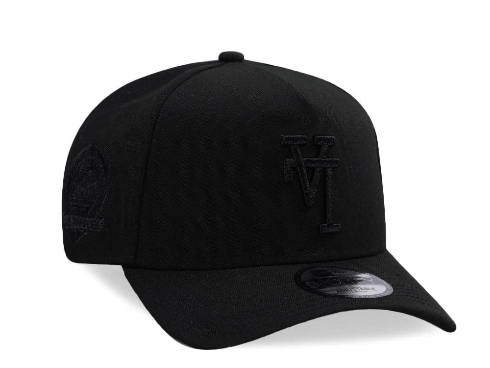 New Era Los Angeles Dodgers Black on Black Prime Edition 9Forty A Frame Snapback Cap