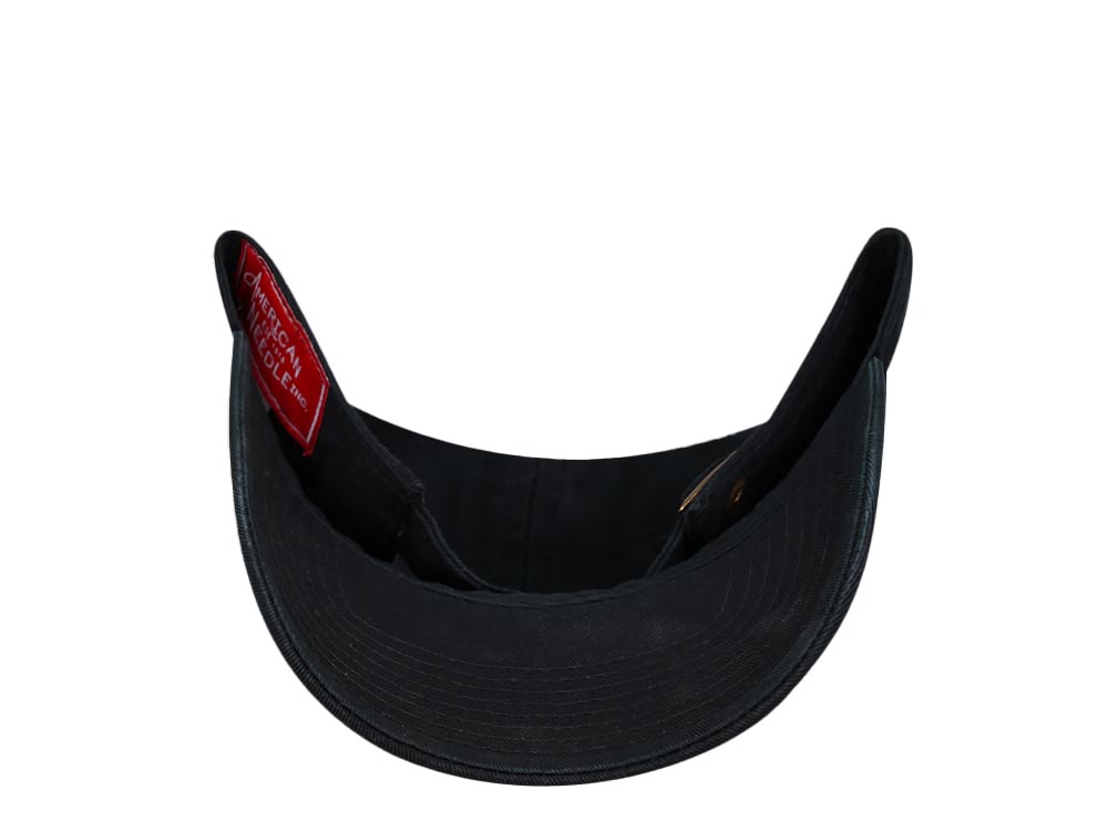 American Needle Americana Black Dadhat Strapback Cap