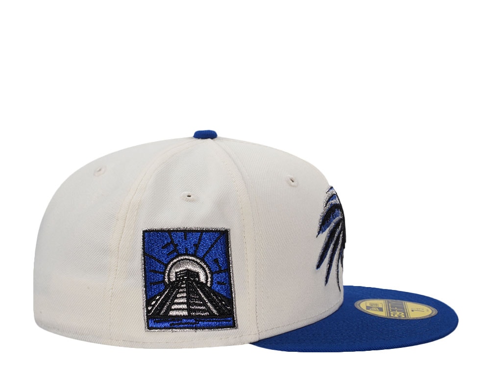 New Era Aztec Skull Chrome Two Tone Edition 59Fifty Fitted Cap