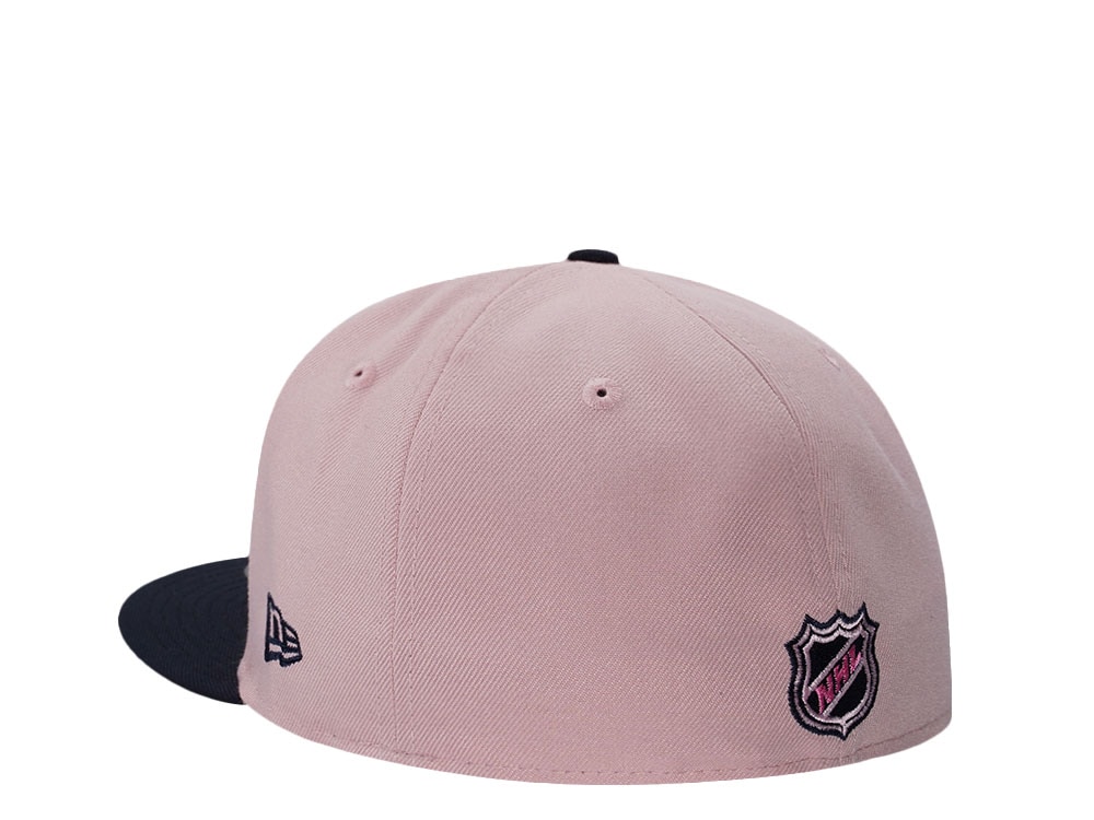 New Era Washington Capitals 50th Anniversary Pink Rouge Two Tone Edition 59Fifty Fitted Cap