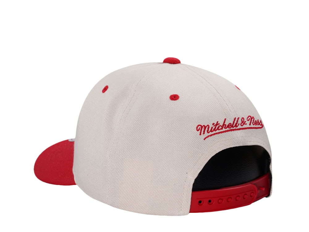 Mitchell & Ness Phildelphia 76ers Chrome Two Tone Pro Crown Fit Snapback Cap