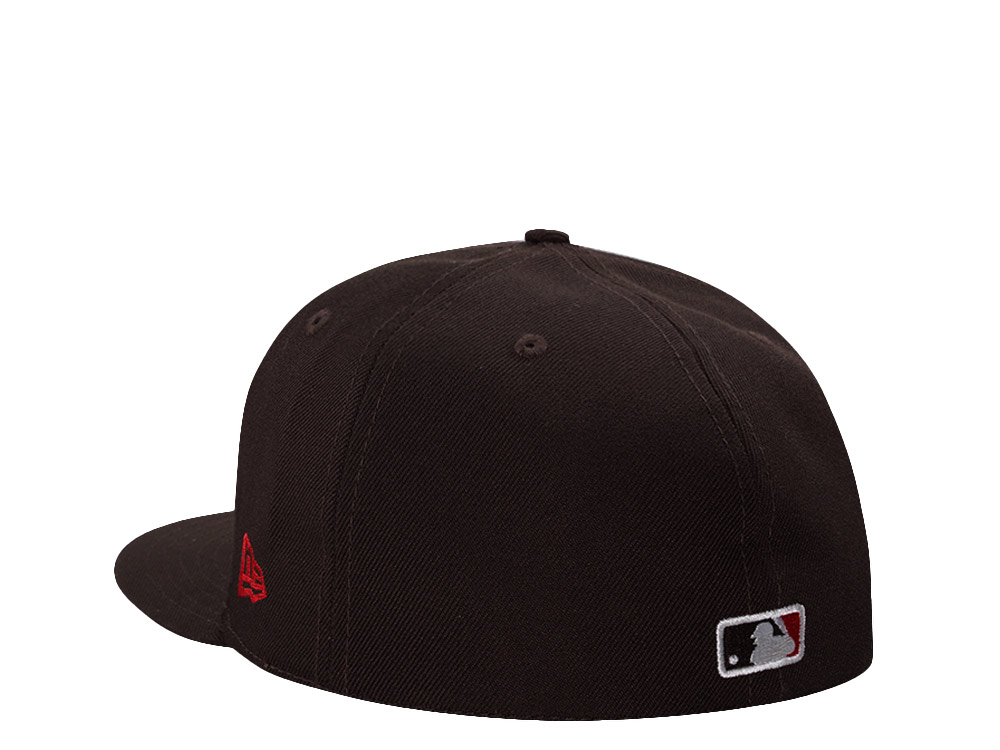 New Era Los Angeles Dodgers Back to Back Champions Burnt Wood Prime Edition 59Fifty Fitted Cap