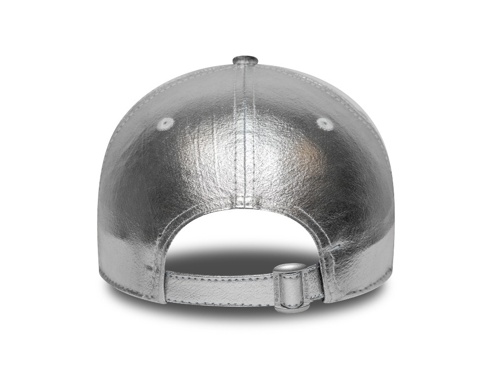 New Era New York Yankees Metallic Silver Womens 9Forty Strapback Cap