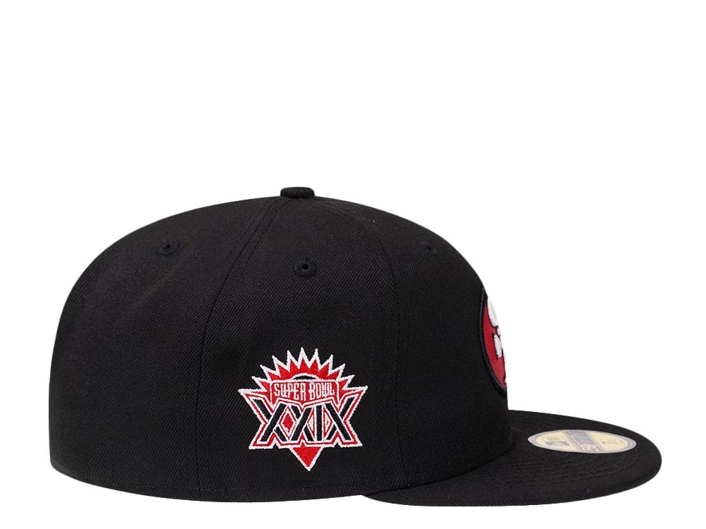 New Era San Francisco 49ers  Super Bowl XXIXX Black Classic Edition 59Fifty Fitted Cap